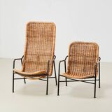 Dirk van Sliedregt Pair of Lounge Chairs for Gebr. Jonkers 1952