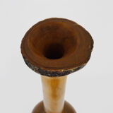 Jacaranda wood vase 1980s