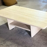 Travertine coffee table