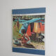 School poster Yves Thos number 15 vintage post years 50/60