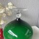 Italian vase on pedestal stem in opal glass - XXL size