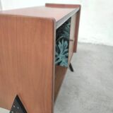 Console pieds compas, 1960