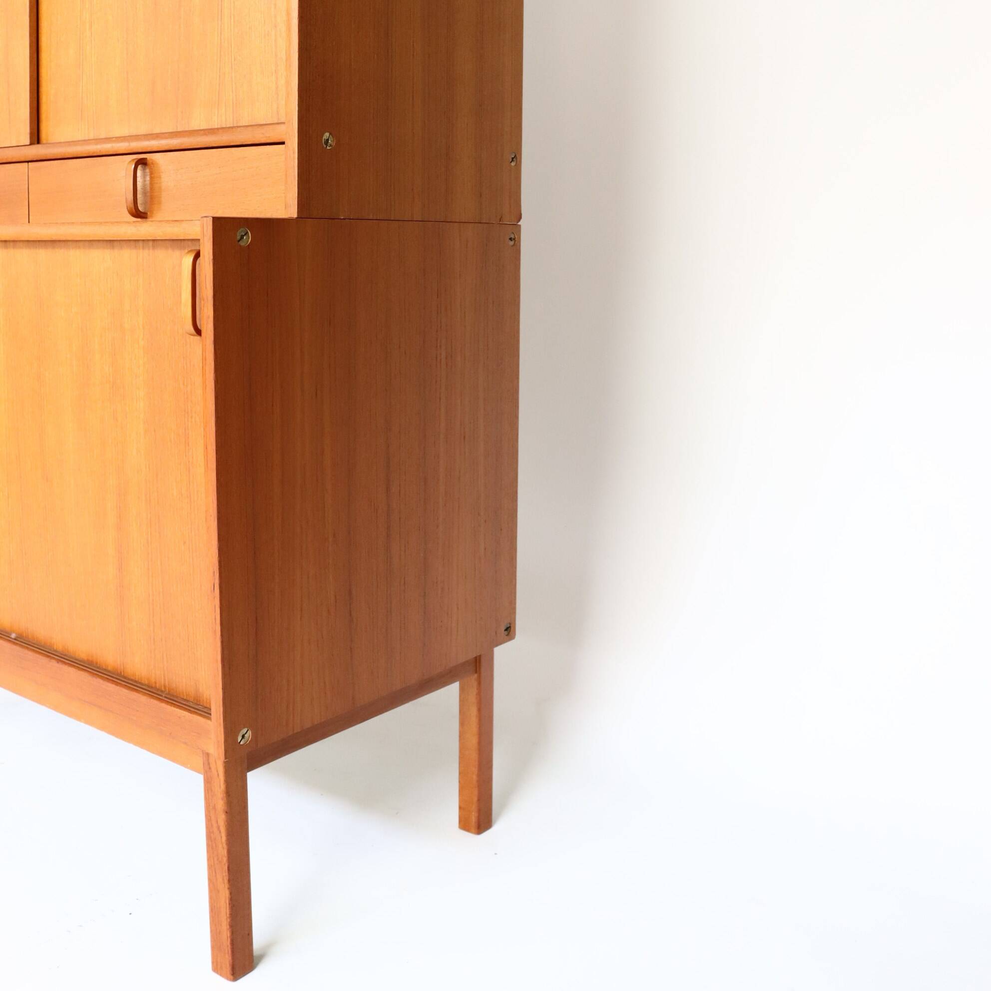 Pair of Scandinavian teak bookcases from the 60s
