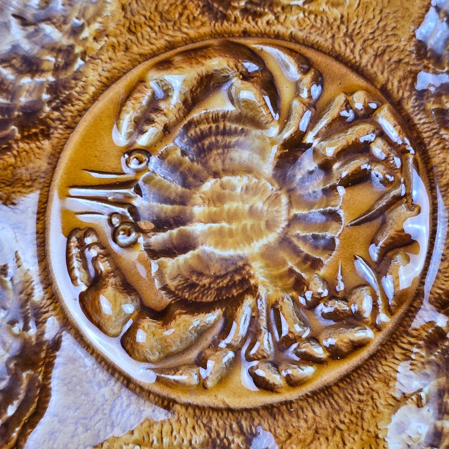 Oyster service Atelier du Revernay France – Vintage Barbotine