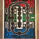 Original lithograph etienne-martin "dwellings" signed numbered 22/1