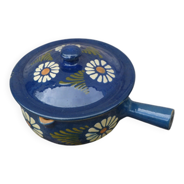 Vintage Marmite or earthenware soup tureen from Alsace.