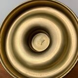 Brass and glass candle holder by Harald Buchrucker, mid-century, 1960s.