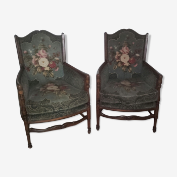 Pair of armchairs year 1980