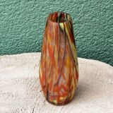 Vase en pate de verre, soufflé