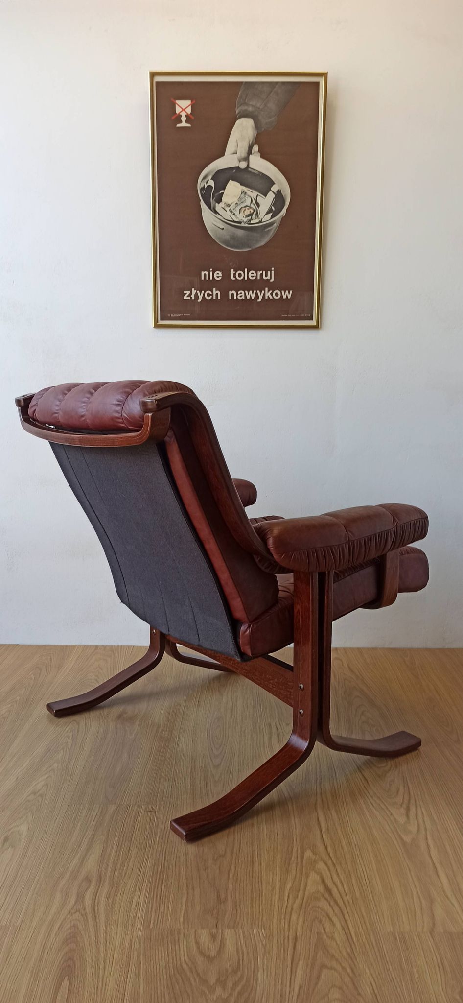 Fauteuil scandinave pour Ekornes vers les années 1970.