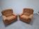 Pair of Czech TON Armchairs, 1985, Mid-Century Upholstered Lounge Chairs