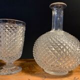 Old night service crystal Baccarat late nineteenth