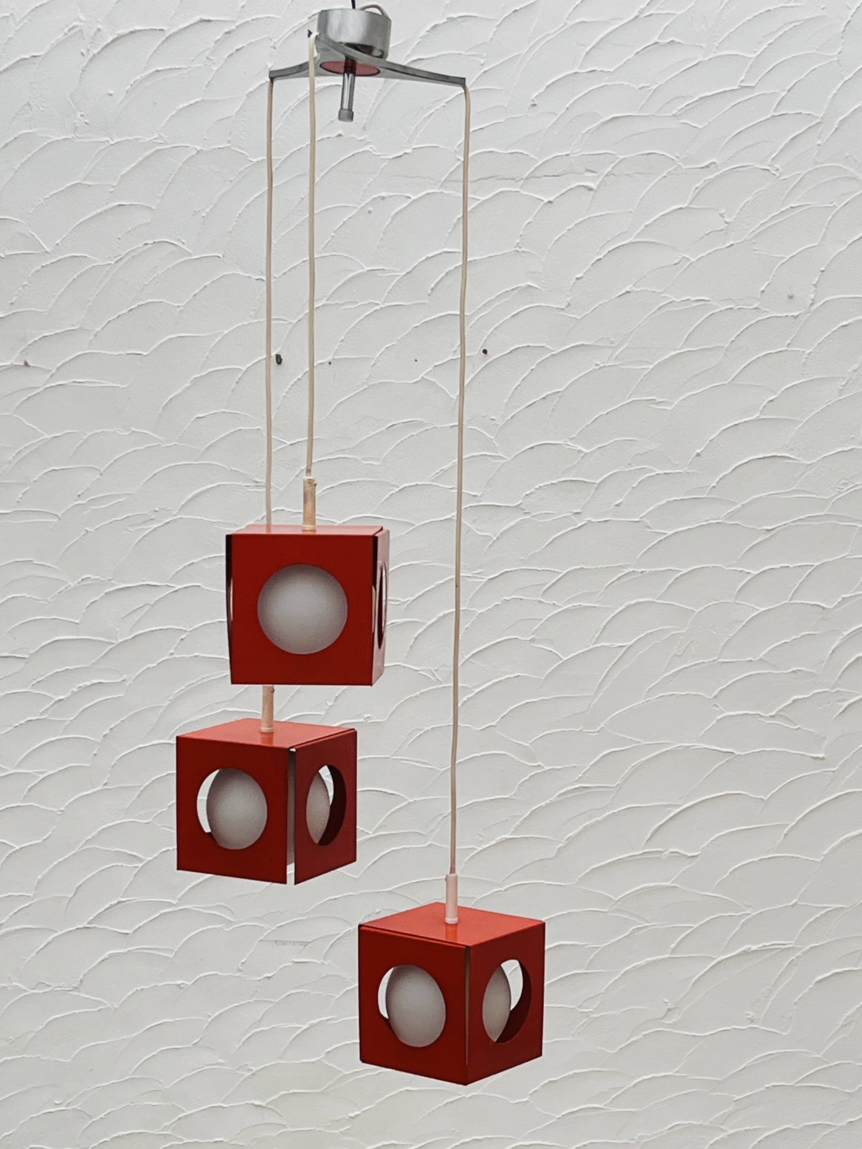 Suspension Space-âge orange