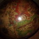 Vintage globe bar trolley 1980