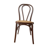 Bistro chair in wood and cannage