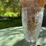 CRYSTAL VASE 25 cm high