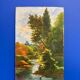 Huile sur bois vintage