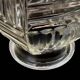 Art Deco style hexagonal vase Engraved on the neck Made in France