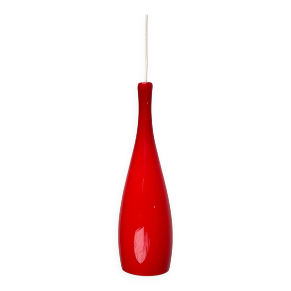 Suspension en verre du modèle danois milieu du siècle par Jacob E. Bang pour Fog & Mørup et Holmegaard, années 1960