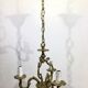 3-light cage chandelier