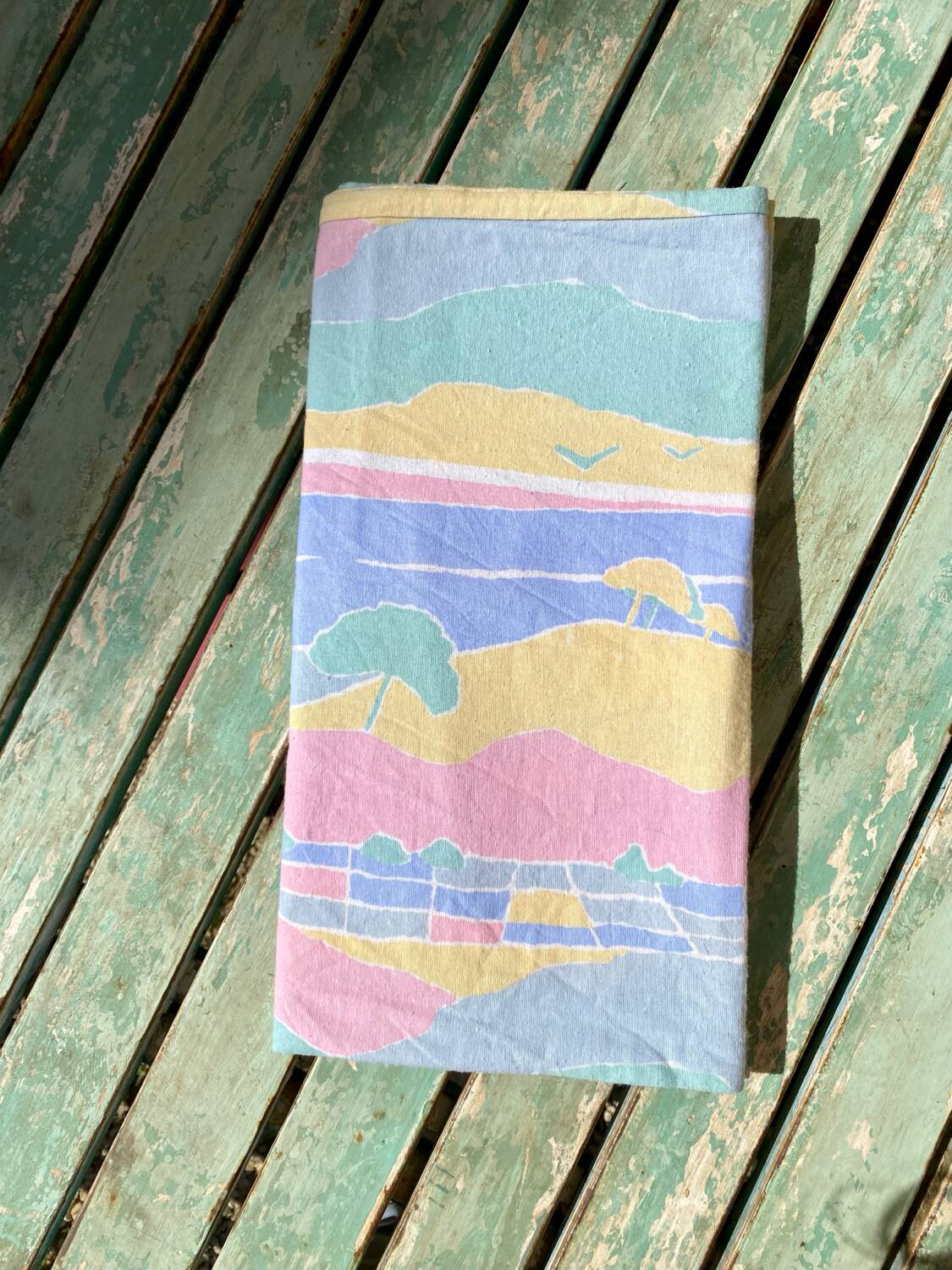 Vintage pastel bolster case