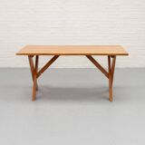 X-leg dining table Ate van Apeldoorn, 1970s