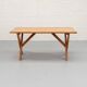 X-leg dining table Ate van Apeldoorn, 1970s