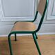 Vintage green school chair