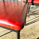 Pair of vintage leather seating chairs