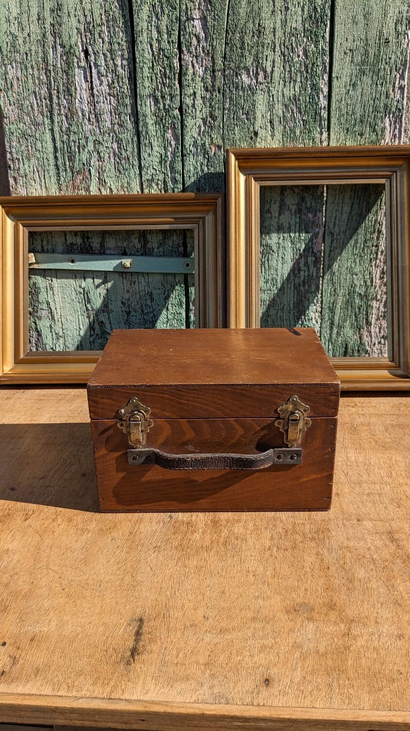 Wooden craft workshop box