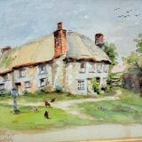 Painting - Signed watercolor