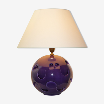Plum shaped ceramic ball lamp, 1970