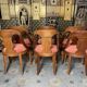6 Empire style gondola chairs