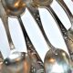 Housewife 48 vintage table cutlery in silver metal sfam - knife spoons coffee fork x12