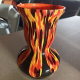 Paire de vase en verre vintage