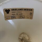 White metal pendant light by Vrieland Design, Made in Holland