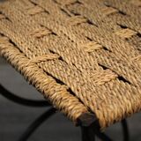 Stool metal & rope 1950