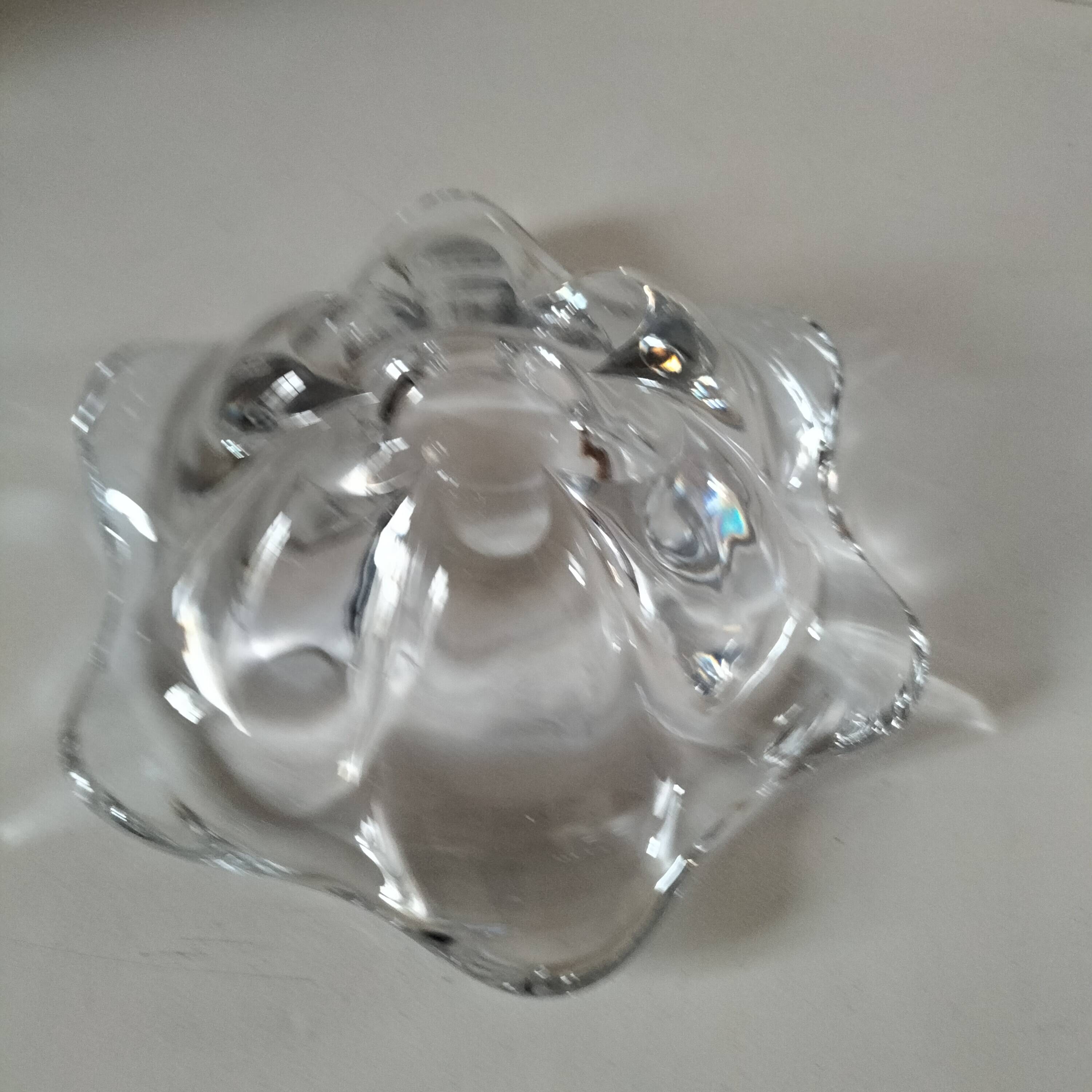 Signed Val Saint Lambert crystal cup