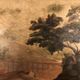Louis XVI style trumeau in 19th century lacquered wood 196x172cm