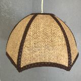 Hanging rattan braid