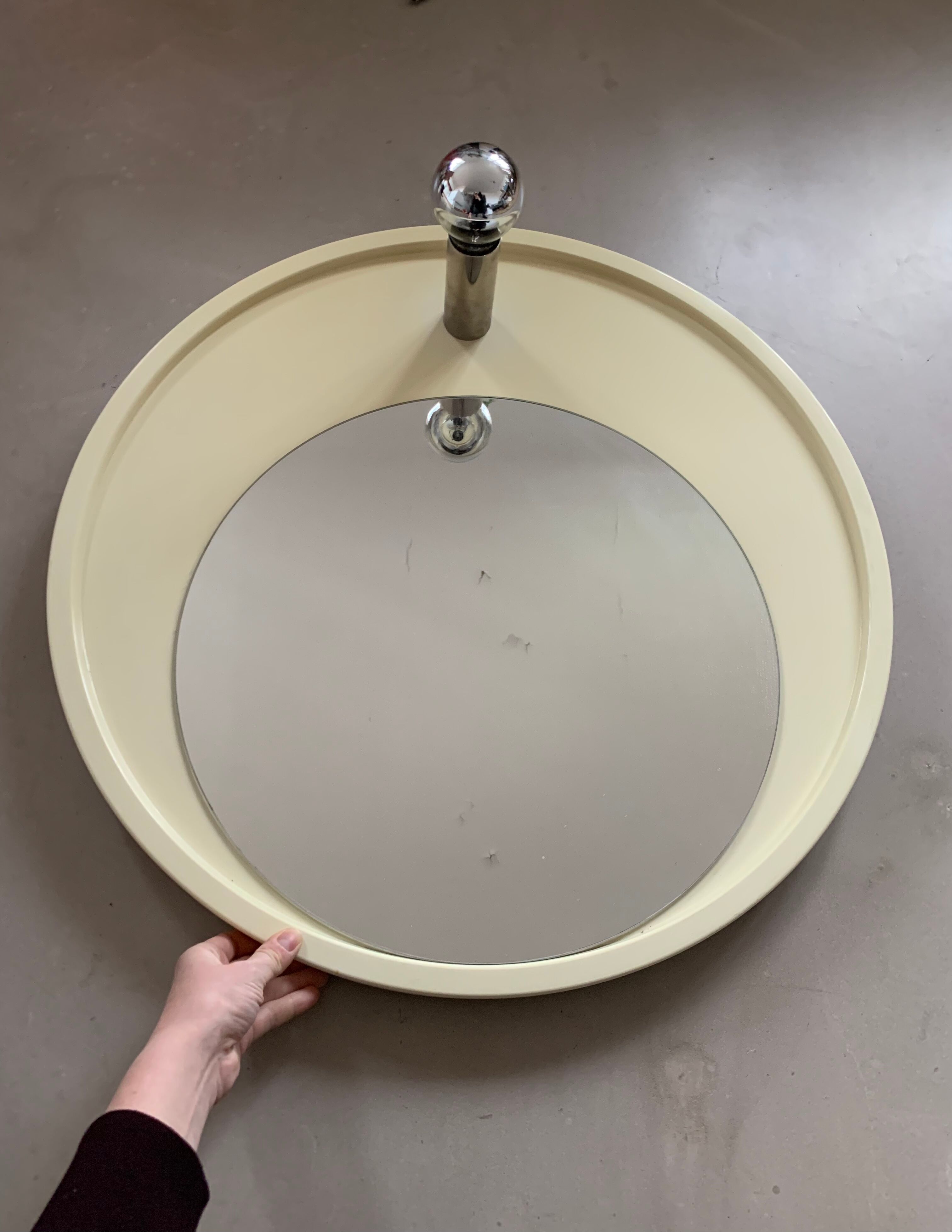 Vintage luminous mirror Stamp Nurieux