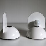 White Buco applior by Claudio Dini edited by Artemide, 1974