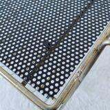 Vinyl record table, record player, magazine rack, 1950s