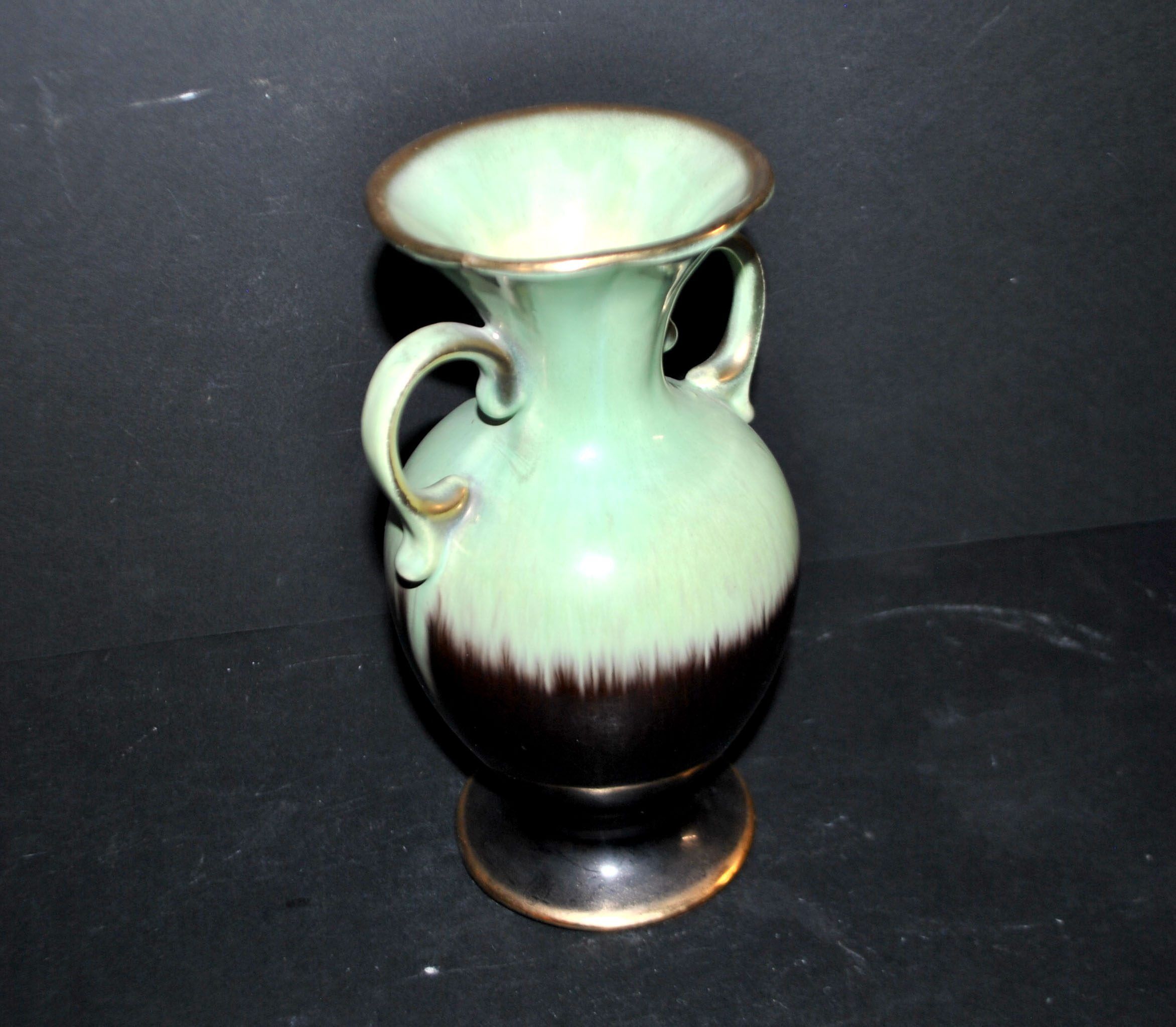 Vintage ceramic amphora vase Keramik 1950 by Eduard Bay Germany