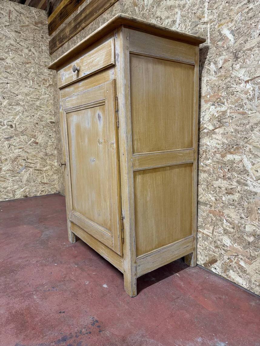 Vintage linden wood confiturier - 1930s - Natural patina