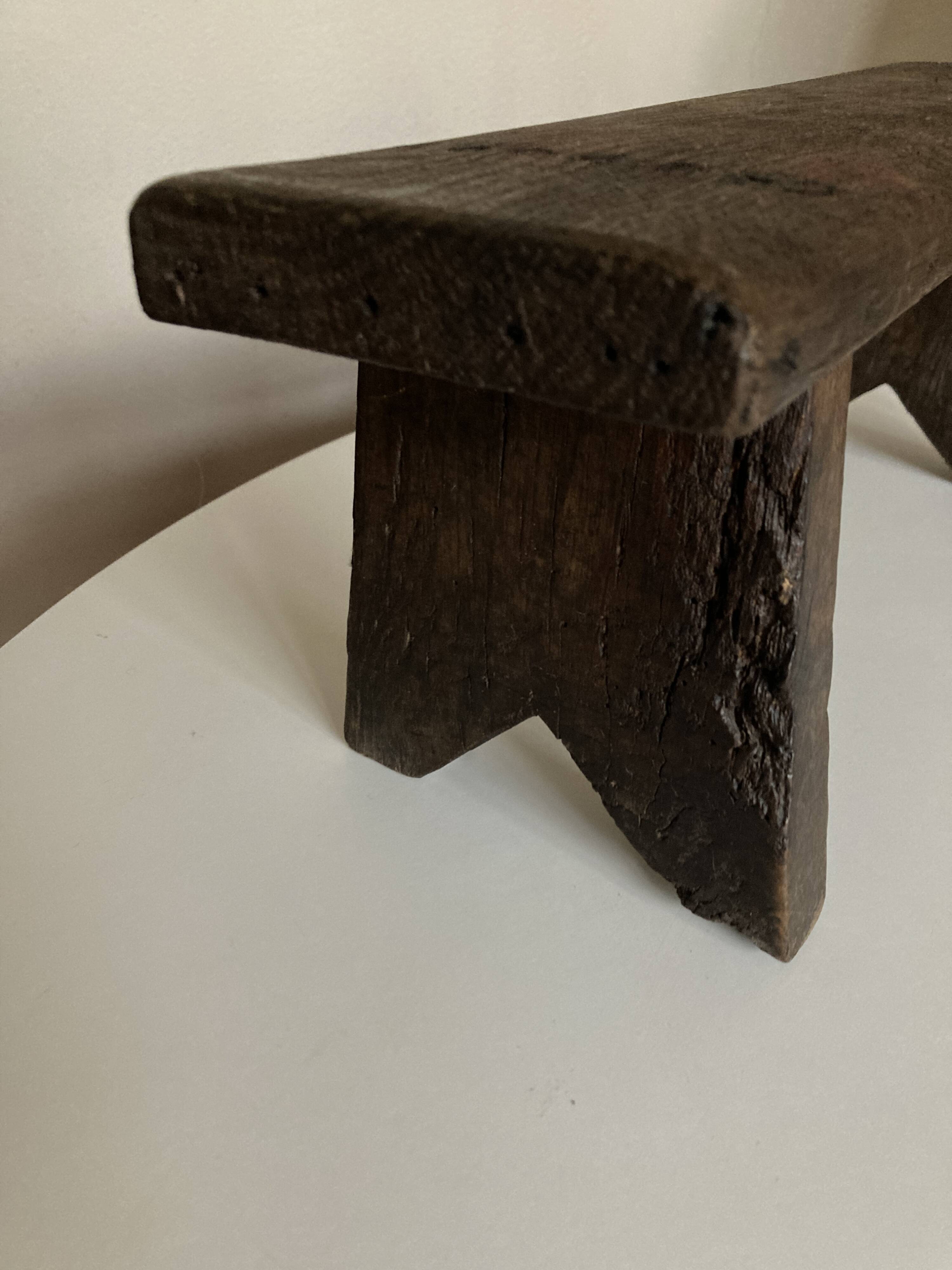 Folk art country bench/shelf, early 20th century