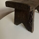 Folk art country bench/shelf, early 20th century