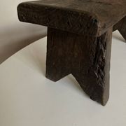 Banc de campagne étagère art populaire début 20e