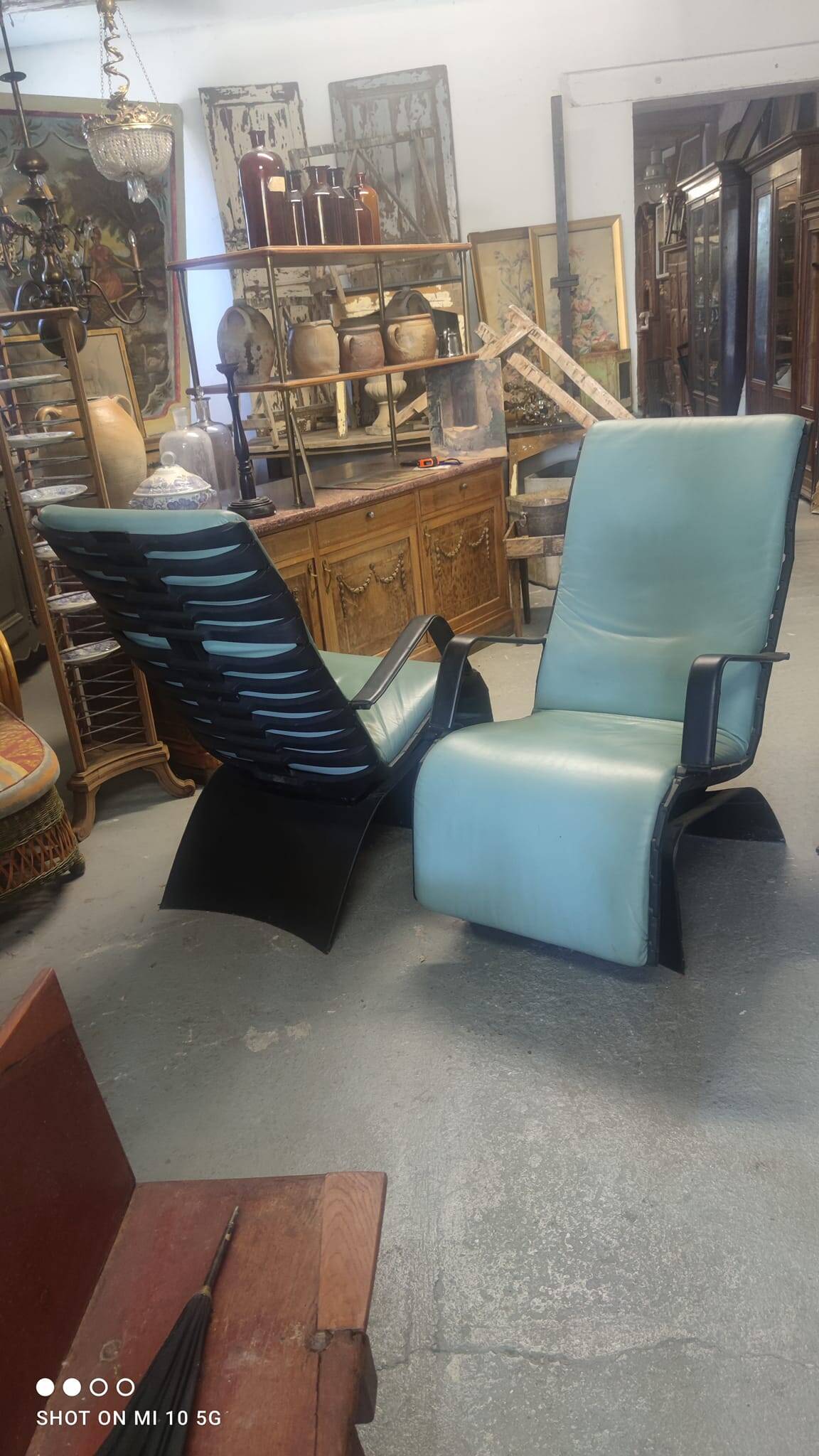 Pair of armchairs model antropovarius ferdinand porsche poltrona frau