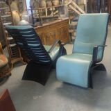 Pair of armchairs model antropovarius ferdinand porsche poltrona frau